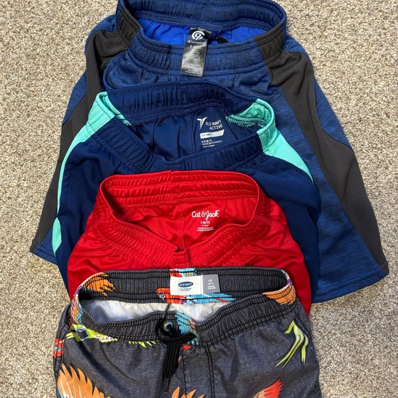 Boys size small 6/7 athletic tops shorts swim old navy cat & jack - Picture 5 of 5